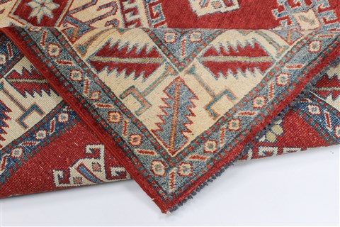 Kazak Red Hand Knotted 44 X 510 Area Rug 250-27277 Image 2