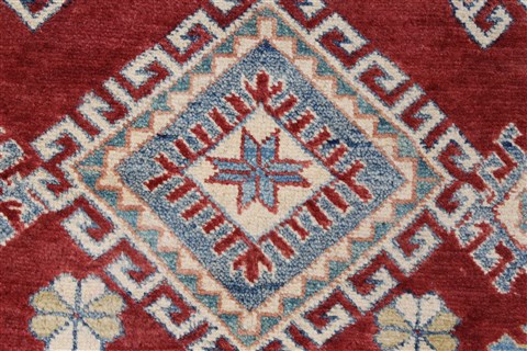 Kazak Red Hand Knotted 44 X 510 Area Rug 250-27277 Image 9