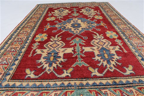 Kazak Red Hand Knotted 36 X 58 Area Rug 250-27278 Image 3