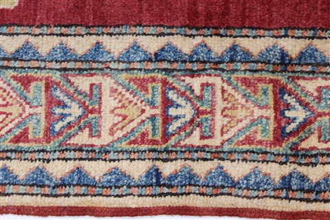 Kazak Red Hand Knotted 36 X 58 Area Rug 250-27278 Image 4