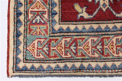 Kazak Red Hand Knotted 36 X 58 Area Rug 250-27278 Image 6