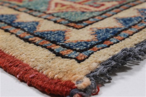 Kazak Red Hand Knotted 36 X 58 Area Rug 250-27278 Image 7