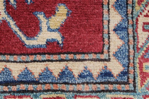 Kazak Red Hand Knotted 36 X 58 Area Rug 250-27278 Image 9