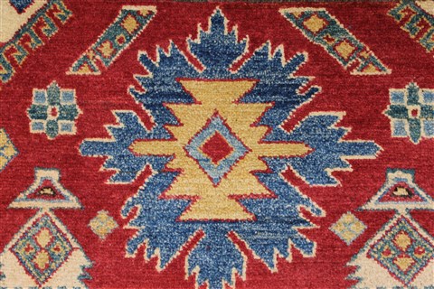 Kazak Blue Hand Knotted 43 X 61 Area Rug 250-27279 Image 8