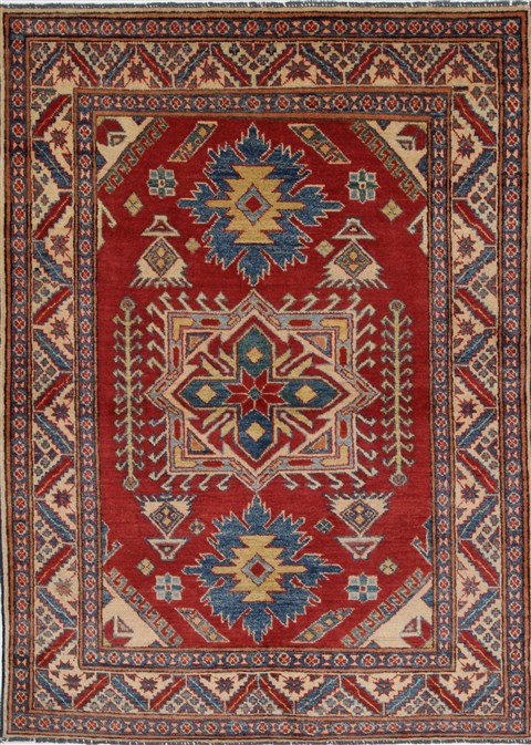 Kazak Blue Hand Knotted 43 X 61 Area Rug 250-27279 Image 0