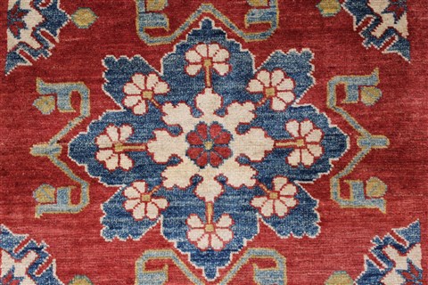 Kazak Red Hand Knotted 39 X 55 Area Rug 250-27280 Image 6