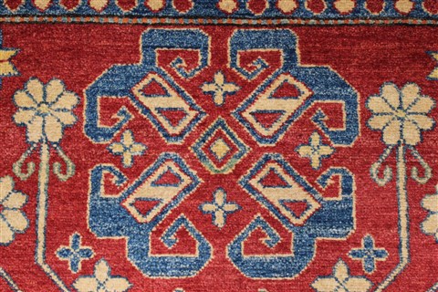 Kazak Red Hand Knotted 42 X 64 Area Rug 250-27281 Image 1