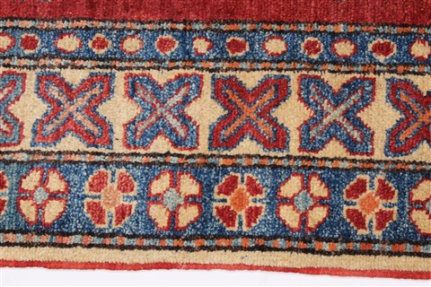 Kazak Red Hand Knotted 42 X 64 Area Rug 250-27281 Image 8