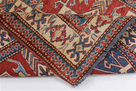 Kazak Blue Hand Knotted 36 X 52 Area Rug 250-27282 Image 3