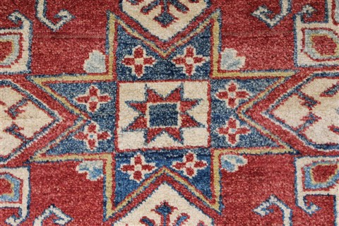 Kazak Blue Hand Knotted 36 X 52 Area Rug 250-27282 Image 6