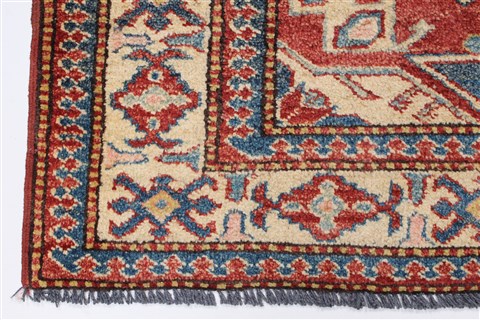 Kazak Blue Hand Knotted 36 X 52 Area Rug 250-27282 Image 7