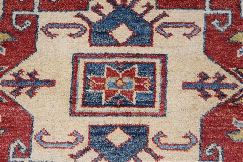 Kazak Blue Hand Knotted 36 X 52 Area Rug 250-27282 Image 9