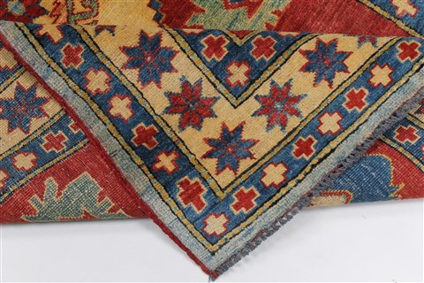 Kazak Red Hand Knotted 36 X 510 Area Rug 250-27283 Image 2