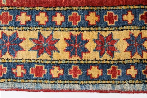 Kazak Red Hand Knotted 36 X 510 Area Rug 250-27283 Image 5