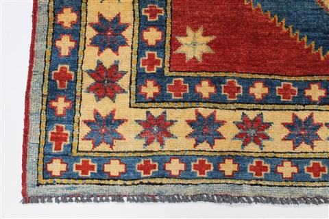 Kazak Red Hand Knotted 36 X 510 Area Rug 250-27283 Image 7