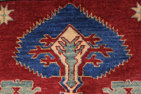 Kazak Red Hand Knotted 36 X 510 Area Rug 250-27283 Image 9