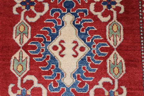 Pishavar Beige Hand Knotted 38 X 54 Area Rug 250-27284 Image 6