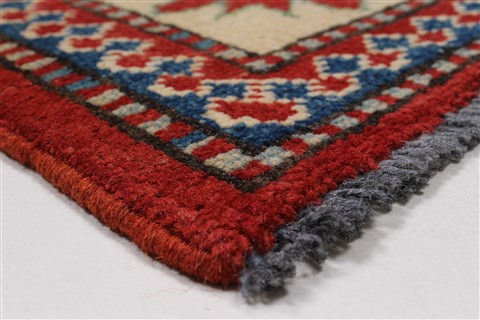 Pishavar Beige Hand Knotted 38 X 54 Area Rug 250-27284 Image 8