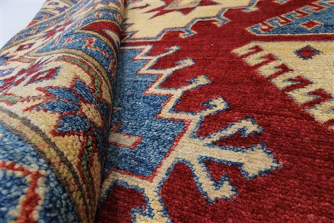 Pishavar Red Hand Knotted 41 X 57 Area Rug 250-27285 Image 2