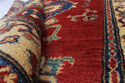 Kazak Red Hand Knotted 37 X 54 Area Rug 250-27286 Image 1