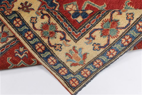 Kazak Red Hand Knotted 37 X 54 Area Rug 250-27286 Image 2