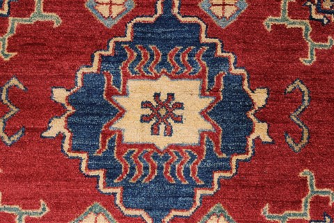 Kazak Red Hand Knotted 37 X 54 Area Rug 250-27286 Image 6