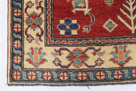 Kazak Red Hand Knotted 37 X 54 Area Rug 250-27286 Image 7