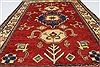 Kazak Red Hand Knotted 37 X 54  Area Rug 250-27286 Thumb 19