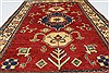 Kazak Red Hand Knotted 37 X 54  Area Rug 250-27286 Thumb 4