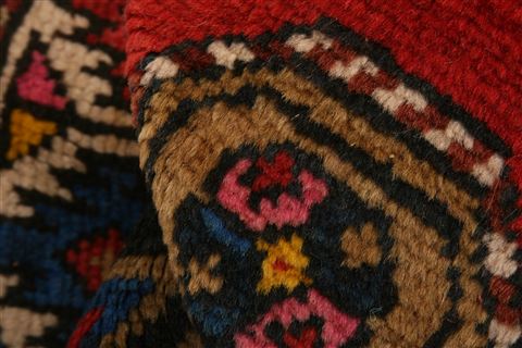 Kazak Red Runner Hand Knotted 33 X 70 Area Rug 253-27287 Image 1