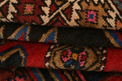 Kazak Red Runner Hand Knotted 33 X 70 Area Rug 253-27287 Image 4