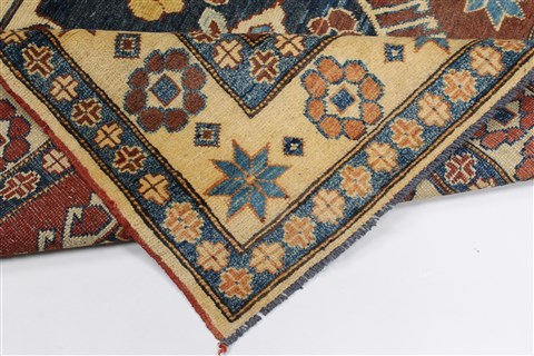 Kazak Brown Hand Knotted 40 X 62 Area Rug 250-27288 Image 1