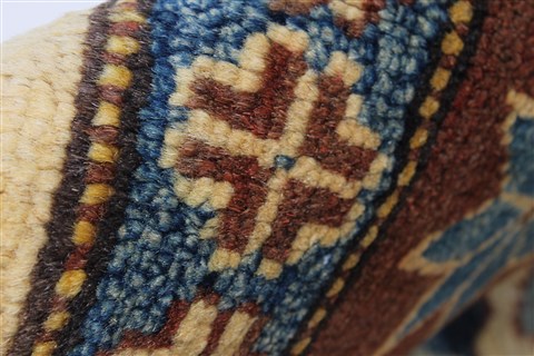 Kazak Brown Hand Knotted 40 X 62 Area Rug 250-27288 Image 9