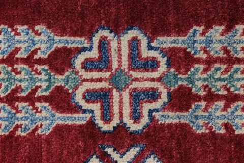 Kazak Red Hand Knotted 37 X 50 Area Rug 250-27289 Image 10