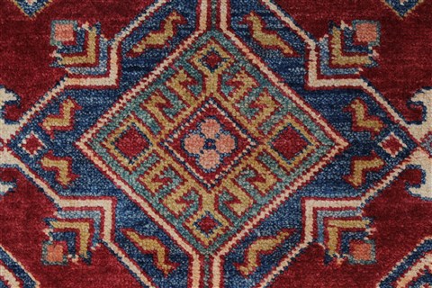 Kazak Red Hand Knotted 37 X 50 Area Rug 250-27289 Image 11