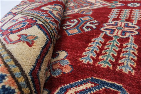 Kazak Red Hand Knotted 37 X 50 Area Rug 250-27289 Image 2