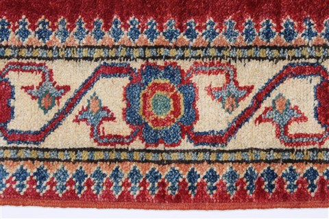 Kazak Red Hand Knotted 37 X 50 Area Rug 250-27289 Image 6