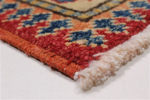 Kazak Red Hand Knotted 37 X 50 Area Rug 250-27289 Image 9