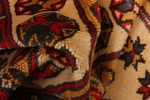 Kazak Beige Hand Knotted 211 X 411 Area Rug 253-27290 Image 2