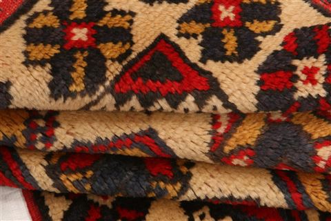Kazak Beige Hand Knotted 211 X 411 Area Rug 253-27290 Image 4