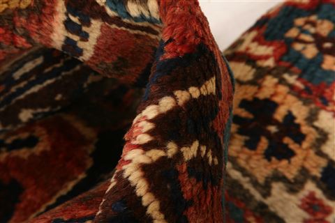 Qashqai Red Hand Knotted 311 X 64 Area Rug 253-27291 Image 1