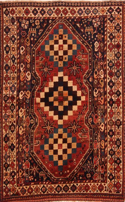Qashqai Red Hand Knotted 311 X 64 Area Rug 253-27291 Image 0