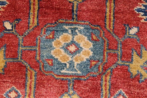 Kazak Red Hand Knotted 39 X 55 Area Rug 250-27292 Image 10