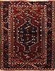 Shiraz Red Hand Knotted 38 X 49  Area Rug 253-27293 Thumb 0