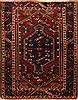 Shiraz Red Hand Knotted 38 X 49 Area Rug 253-27293 Thumb 0