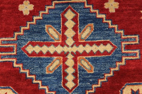 Kazak Red Hand Knotted 40 X 411 Area Rug 250-27294 Image 5
