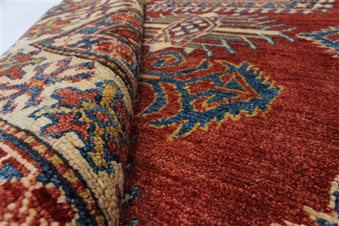 Kazak Red Hand Knotted 42 X 64 Area Rug 250-27295 Image 10