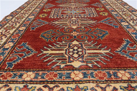 Kazak Red Hand Knotted 42 X 64 Area Rug 250-27295 Image 2