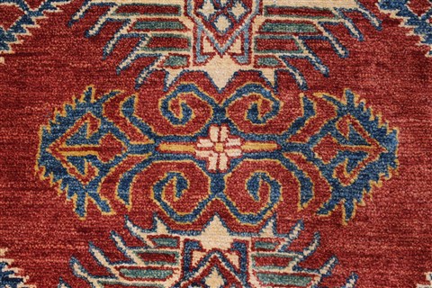 Kazak Red Hand Knotted 42 X 64 Area Rug 250-27295 Image 3