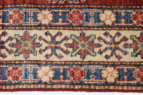 Kazak Red Hand Knotted 42 X 64 Area Rug 250-27295 Image 4